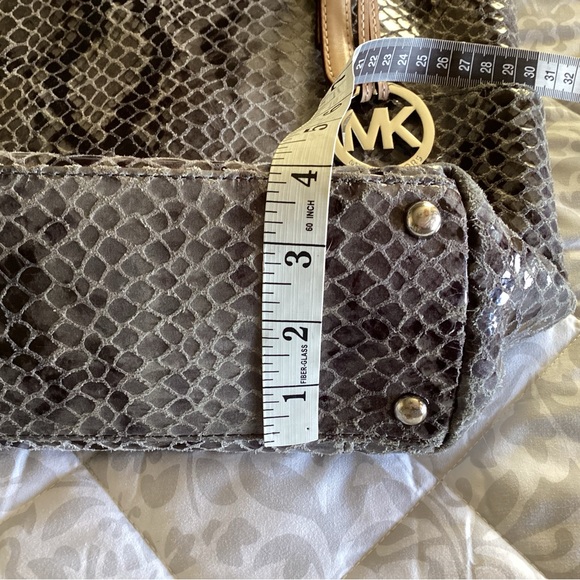 Michael Kors Jet Set Python Tote - Picture 6 of 9